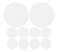 Kichvoe Lentes Convexas Redondas 10 Portátiles y Reemplazables de Acrílico para Enseñanza de Física Ideales para Laboratorio y Experimentos Científicos