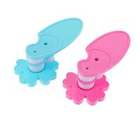 Kichvoe Máquina Prensadora de Papel para Filigrana 2 Piezas, Herramienta de Quilling DIY en Plástico, Diseño Ondulado, Colores Rosa y Azul, para Manualidades y Elaboración de Tarjetas