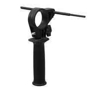 Kichvoe Martillo electrico con mango lateral negro Mango de agarre frontal para taladro de impacto reemplazable ABS hierro secure grip instalacion ajuste 41-44 mm