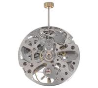 Kichvoe Mecanismo de Reloj Automático Plateado con Diseño Esqueleto y Textura Radial para Reparación y Mejora de Movimiento Duradero y Funcionamiento Suave