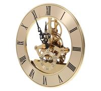 Kichvoe Mecanismo de Reloj Circular de 4.92 Pulgadas Inserto Transparente y Reducción de Ruido para Reparación y Mantenimiento de Relojes de Sobremesa