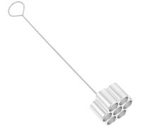 Kichvoe Molde de Aluminio para Buñuelos Asa Larga, Protección contra Salpicaduras, Adecuado para Cocina DIY y Elaboración de Galletas y Snacks Fritos