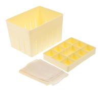 Kichvoe Molde de Plástico 1 Set para Hacer Tofu Casero con Tela Filtrante Práctico Bordes Pulidos Blanco Adecuado para Cocina Doméstica