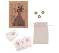 Kichvoe Monedas de Adivinación Chinas I Ching Cartas de Hexagramas en Papel, Alta Nitidez y Durabilidad Fortuna y Práctica del Feng Shui