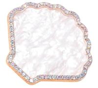 Kichvoe Paleta de Resina para Mezclar Maquillaje y Cargar Pequeñas Joyas, Bandeja Elegante para Decoración de Uñas Adecuado para Uso Comercial en Tiendas y Escuelas Creativas