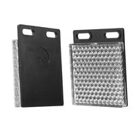 Kichvoe Panel Retrorreflectante para Sensor Fotoeléctrico 2 Piezas, Accesorio Reflectante Compatible Sistemas de Haz, Diseño Liviano y Resistente Intemperie para Iluminación y