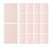 Kichvoe Papel Cuadriculado para Dibujo y Matemáticas, 100 Hojas de Papel Rosa Medidas Precisas y Portátil, Adecuado para Estudiantes y Pintura de Coordenadas