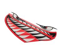 Kichvoe Pegatina de Boca de Tiburón para Coche y Kayak, Calcomanía Decorativa de Pet, Portátil, No Deja Manchas, para Decoración de Vehículo y Kayak de Pesca