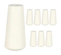 Kichvoe Perillas de Cordón para Persianas de Ventana, 8 Piezas, Madera Natural Color Crema, Accesorios para Herrajes de Persianas, Extremos Resistentes para Tirador, Uso en Hogar y