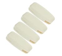 Kichvoe Pesas para Cordón de Persianas Enrollables, 4 Piezas Beige Fabricadas en Pom, Diseño Cuadrado y Agarre Cómodo, Compatibles Cortinas y Persianas Venecianas