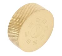 Kichvoe Pisapapeles de Cobre Sólido Pequeño, Redondo y Liso, Adorno Artesanal para Caligrafía China, Decoración de Escritorio y Práctica de Dibujo, Accesorio Reutilizable para