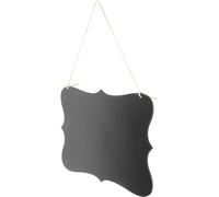 Kichvoe Pizarra de Doble Cara Negra de Tablero Colgante con Cuerda para Mensajes Borrables, Decoración de Pared Creativa y Tamaño Pequeño Fácil de Instalar