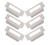 Kichvoe Placa de Refuerzo 6 Piezas Instalación Fácil para Puerta de Acero Inoxidable Plata para Marco y Cerradura de Puerta Adecuado para Refuerzo de Garaje