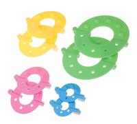 Kichvoe Pom Duradera de 4 Tamaños para Hacer Pompones Kit de 8 Piezas Resina Abs Herramienta Fácil de Usar Color Aleatorio para Manualidades y Proyectos Organizados