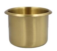 Kichvoe Portavasos Empotrado de Cobre para Coche y Barco 6.7x5.5 Cm, Soporte Multifuncional para Latas y Vasos, Accesorio Resistente Anticorrosión para RV y Vehículos Comerciales