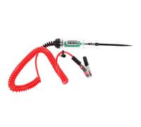 Kichvoe Probador de Electricidad Digital para Circuitos Automotrices Pantalla Lcd, Ligero Plástico, Adecuado para Reparación y Trabajo Eléctrico en Vehículos