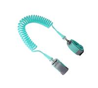 Kichvoe Pulsera Antipérdida Alambre de Acero Algodón Verde y Material Reflectante con Cuerda de Tracción Transpirable y Cómoda para Pequeños