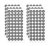 Kichvoe Puntos Reflectantes de Posicionamiento para Escáner 3D, Hoja de Referencia de Escaneo 3D 0,15 Mm de Grosor, 6 Hojas de Marcadores Resistentes al Desgarro, Compatibles Escáneres