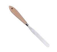 Kichvoe Raspador de Pigmentos para Pintura Mango de Madera, Acero Inoxidable Resistente al Óxido, 2 Piezas para Artistas Profesionales y Estudiantes de Arte