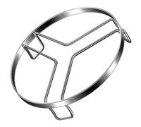 Kichvoe Rejilla de Vapor Patas de Acero Inoxidable Redonda para Cocinar al Vapor Ligera Ventilación para Uso en Cocina Doméstica y Restaurante