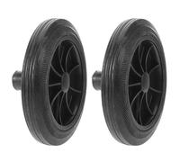 Kichvoe Ruedas para Exterior 2piezas Construcción Robusta y Plástico Resistente para Cubos de 100l y 120l