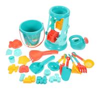 Kichvoe Set de Juguetes de Playa para Jugar a Fingir Camión Volquete de Juguete y Molde de Arena, Plástico Ligero y Diseño Divertido para Celebración Verano Playa