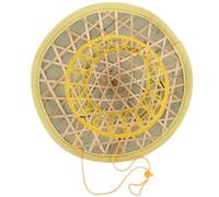 Kichvoe Sombrero de Bambú Natural 30 Cm de Diámetro Sombrero Cónico Oriental para Cosplay y Actuaciones Accesorio Samurái para Hombre y Transpirable para Fiestas y Color Aleatorio