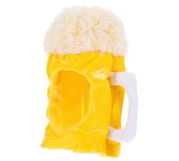 Kichvoe Sombrero De Cerveza para Mascotas Diseño Adorable De Taza De Cerveza Accesorio De Cosplay para Perro para Fiestas El o Eventos De Cumpleaños