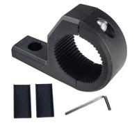 Kichvoe Soporte Accesorio Versátil para Luces de Motocicleta de Montaje en Manillar de Abs Negro Que Reduce Movimientos, Adecuado para Uso en Motocicletas y Utv