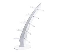 Kichvoe Soporte Acrílico Transparente para Gafas de Sol y Monturas, Estante Creativo en Forma de Barco para 5 Pares, Expositor Práctico para Hogar, Oficina y Tienda Minorista