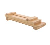 Kichvoe Soporte Ajustable con Base Estable y Deslizador para Piedra de Afilar Cuchillos de Bambú para Uso en Cocina y Taller