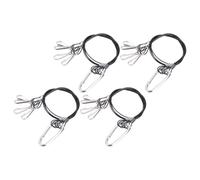 Kichvoe Soporte Colgante para Plantas Cuerda de Acero Inoxidable, Kit 4 Piezas para Lámparas LED y Macetas, Adecuado para Acuario, Jardín y Decoración Interior