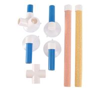 Kichvoe Soporte de Ducha para Loros Ventosas de PVC, Estructura Única para Baño y Entretenimiento Jaula, Adecuado Equilibrio Diversión de Tu Loro Color Aleatorio