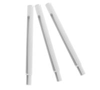 Kichvoe Soporte Móvil Cuna Ñiño de Hierro Blanco Brazo Extendido para Colgar Juguetes, Pack de 3 Piezas Adecuado para Nursery y DIY