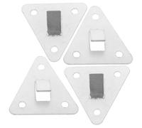 Kichvoe Soportes de Pared para Extintor de Incendios 5 Piezas Metálicas Gancho Fijo y Tornillos Incluidos para Uso en Oficinas y Viviendas