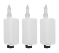 Kichvoe Suministros para dispensadores de jabón líquido, Piezas para contenedor de jabón, Botella contenedora de jabón de Pared, 3 Set, 350ml, PP, no envejece, para Cocina y baño