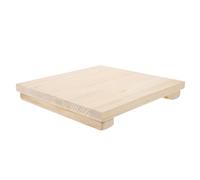 Kichvoe Tabla de Madera para Escultura de Arcilla 24x24x1.7 Cm, Tablero Absorbente para Manualidades de Cerámica, Base para Modelar y Exhibir Esculturas, Soporte Artesanal DIY