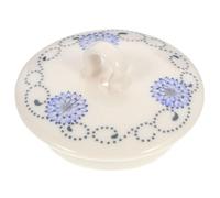 Kichvoe Tapa de Repuesto para Tetera de Cerámica, Cubierta Delicada para Taza de Té, Accesorio para Tetera Doméstica, Diseño Liso y Resistente, Adecuado para Uso en Casa y Fiestas,