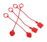 Kichvoe Tapas Antipolvo Hidráulicas 1/2 para Acopladores Rápidos, Cubiertas Protectoras Resistentes para Conectores Hidráulicos, Kit de 2 Juegos para Uso Industrial en Agricultura