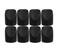 Kichvoe Tapones de Estabilidad Negros para Patas de Sillas Plegables, 7/8 Pulgadas, Plástico Resistente, 8 Unidades, Repuestos Compatibles para Muebles de Exterior y Jardín, Protección