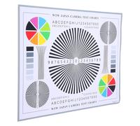 Kichvoe Tarjeta de Prueba de Enfoque para Diseño Resistente en Papel para Instalación CCTV y Calibración Precisa del Color