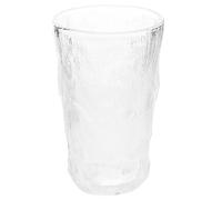 Kichvoe Taza de agua con patrón de glaciar cristalería de barra vasos de vidrio para beber Tazas de cafe taza de expreso taza de té de vidrio vaso de agua bien vaso de whisky