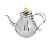 Kichvoe Tetera de Acero Inoxidable de 1.2l Infusor y Mango Frío para Hervir Agua Adecuado para Aficionados al Té en Casa y Uso Profesional