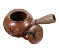 Kichvoe Tetera de Barro para Té Infusor Integrado y Asa Lateral, Hervidor Pequeño para Preparar Infusiones, Uso Doméstico Regalar a Amigos Cercanos Color Aleatorio