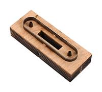 Kichvoe Troquel de Corte de Cuero de Madera para Trabajar Cuero Precisión y Crear Diseños Intrincados Adecuado para Manualidades y Proyectos DIY