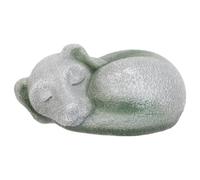 Kichvoe Urna funeraria de Resina con Forma de Perro para Cenizas - Urna de cremación Conmemorativa de Cachorro Dormido - Caja para Cenizas de Mascotas - Estatua de condolencia - Regalo de por la