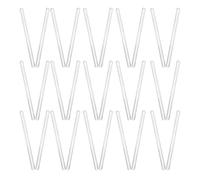 Kichvoe Varilla Agitadora de Vidrio Transparente para Mezcla Precisa 30 Piezas con Cabeza Circular y Punta Redonda en Cosméticos y Bálsamos Labiales en DIY Belleza Reutilizable