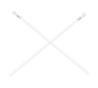 Kichvoe Varilla para Cortinas con Gancho Transparente de 12 Pulgadas, 2 Piezas, Accesorio de Herraje para Persianas de Ventana, Varilla Ciega de Acrílico Resistente para Uso en Hogar