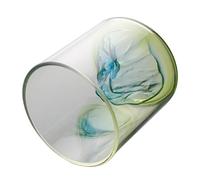 Kichvoe Vaso de Whisky de Vidrio de Borosilicato Alto 250 Ml, Vaso de Cerveza y Copa Multifunción para Bar y Hogar, Diseño Colorido para Bebidas y Decoración en Fiestas