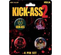 Kick-Ass 2 Pin-back Button 4-Pack Character Art